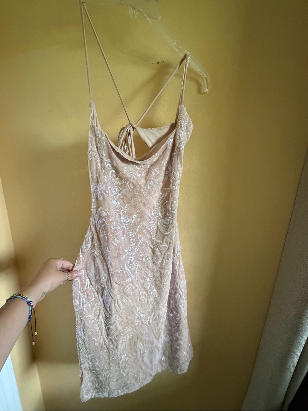 Windsor Natural Pink Sequin Dress